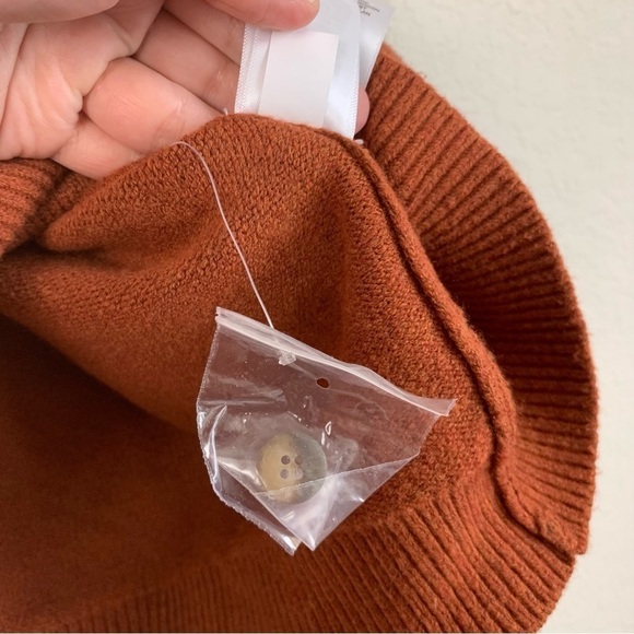 Lucky brand Mens orange brown Henley hoodie XXL - Picture 7 of 9